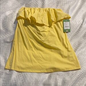 Lilly Pulitzer Sunny Yellow Ruffle Tank